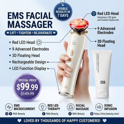 Noire Aura™ 3-in-1 EMS Face & Neck Sculpting Massager
